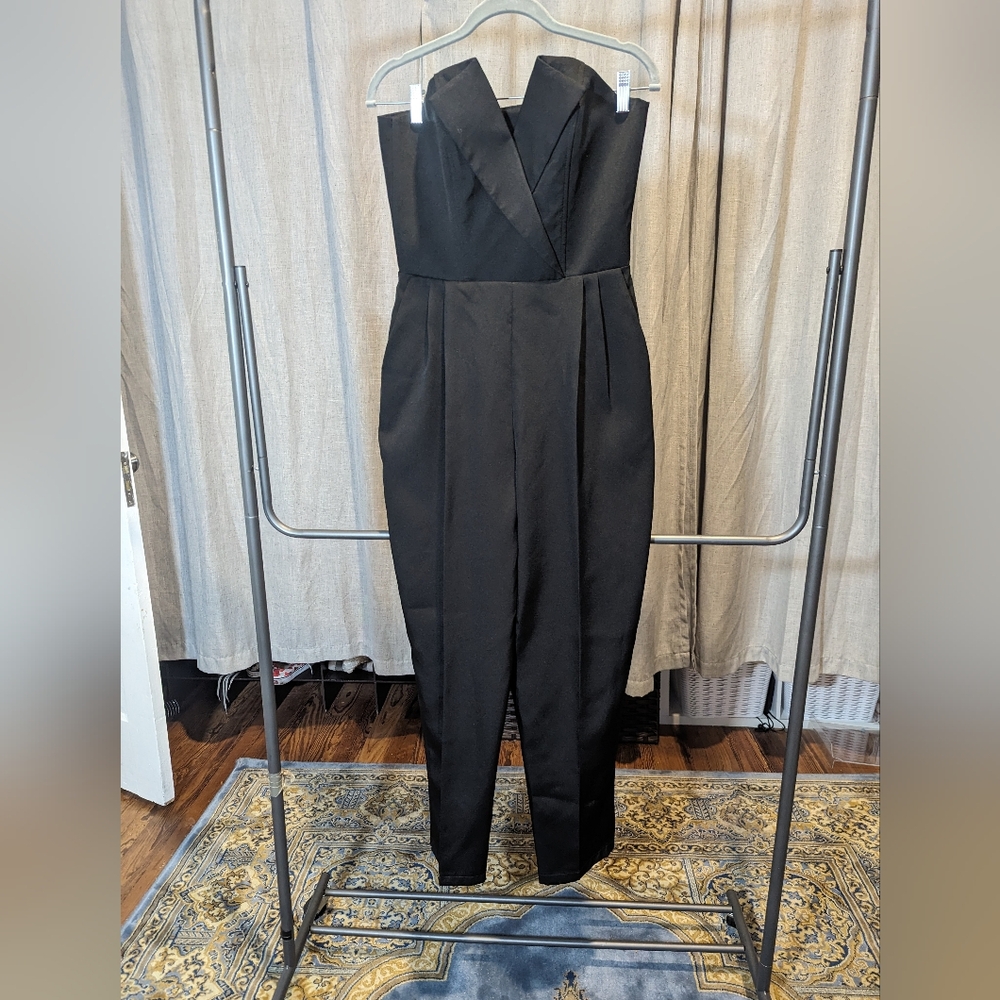 Tuxedo jumpsuit